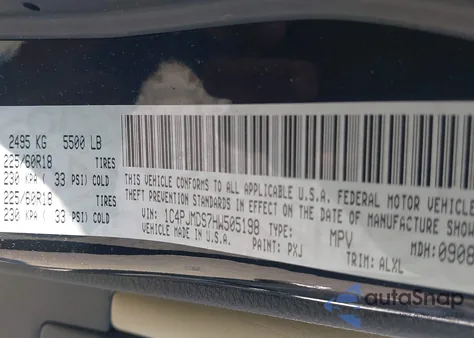 2017 Jeep Cherokee Limited 4X4 z USA, uszkodzony, nr VIN 1C4PJMDS7HW505198